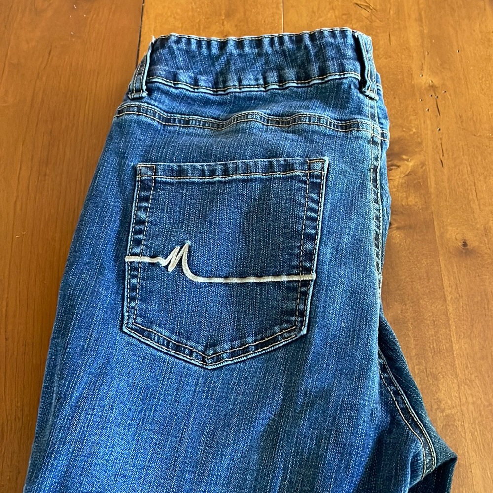 Maurice’s Mid-Rise bootcut jeans in a long